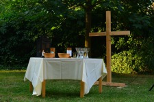 Altar im Garten